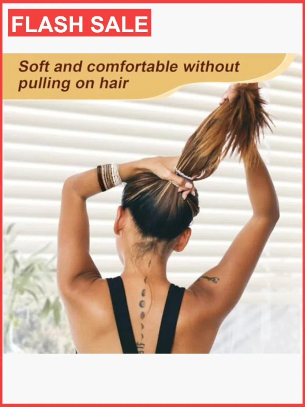 48 PCS Boho Braided Elastic Hair Ties No Damage Ponytail Holders